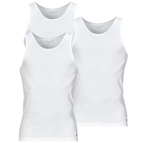 Vêtements Homme Débardeurs / T-shirts sans manche pralce Tommy Hilfiger 3P TANK TOP X3 Blanc