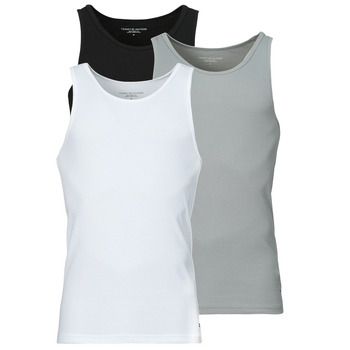 Vêtements Homme Débardeurs / T-shirts sans manche Established Tommy Hilfiger 3P TANK TOP X3 Noir / Blanc / Gris