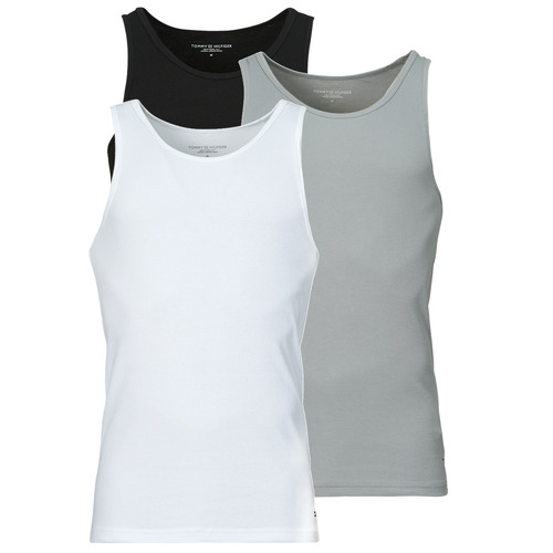 Vêtements Homme Débardeurs / T-shirts sans manche white Tommy Hilfiger 3P TANK TOP X3 Noir / Blanc / Gris