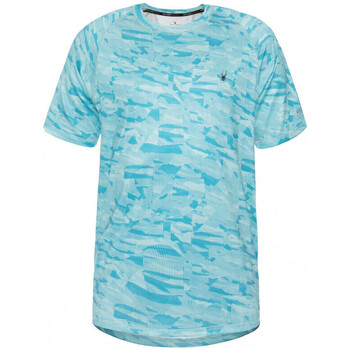 Vêtements Homme Ballerines / Babies Spyder T-shirt manches courtes Quick-Drying UV Protection Bleu