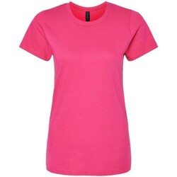 Vêtements Femme T-shirts manches longues Gildan 65000L Rouge