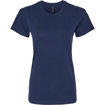 Vêtements Femme T-shirts manches longues Gildan 65000L Bleu