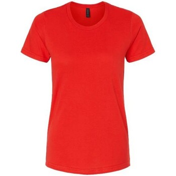Vêtements Femme T-shirts manches longues Gildan 65000L Rouge