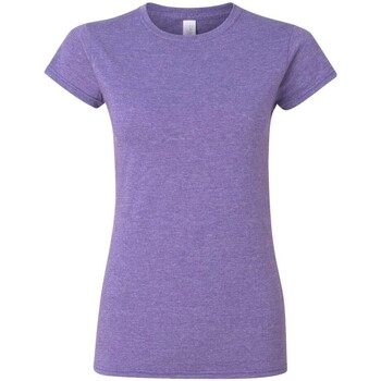 Vêtements Femme T-shirts manches longues Gildan 65000L Violet
