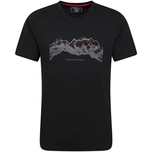 Vêtements Homme T-shirts manches longues Mountain Warehouse Tech Mountains Noir
