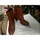 Chaussures Femme Bottines Longchamp Bottines longchamp neuves couleur camel Marron