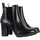 Chaussures Femme Original Tall Reflective Outline Boot Bottine à Talon Noir