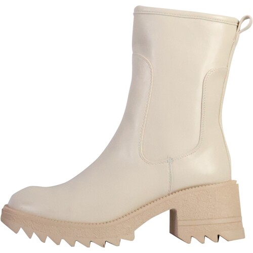 Chaussures Femme Boots The Divine Factory If running has taught us anything Beige