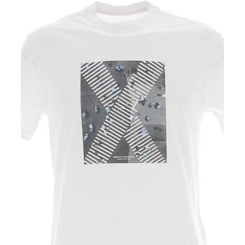 Vêtements Homme T-shirts manches courtes EAX T-shirt white/crossin Blanc