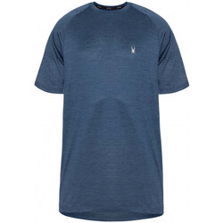 Vêtements Homme T-shirts manches courtes Spyder T-shirt manches courtes Quick-Drying UV Protection Bleu