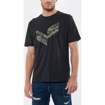 Vêtements Homme T-shirts manches courtes Kaporal - T-shirt col rond - noir Noir