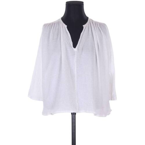 Vêtements Femme Débardeurs / T-shirts sans manche Lald Top en coton Blanc