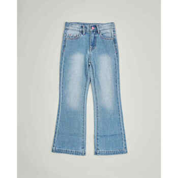 Vêtements Fille Jeans Billieblush Jean fille  avec jambe large et 5 poches Bleu