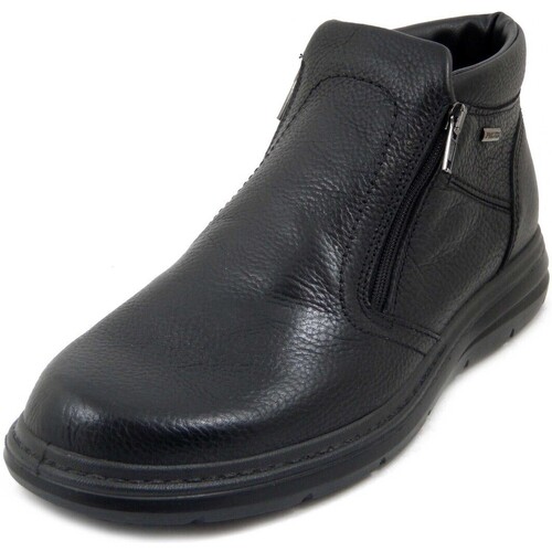 Chaussures Homme Boots Imac Homme Chaussures, Bottine, Cuir Waterproof, Zip - 451269 Noir