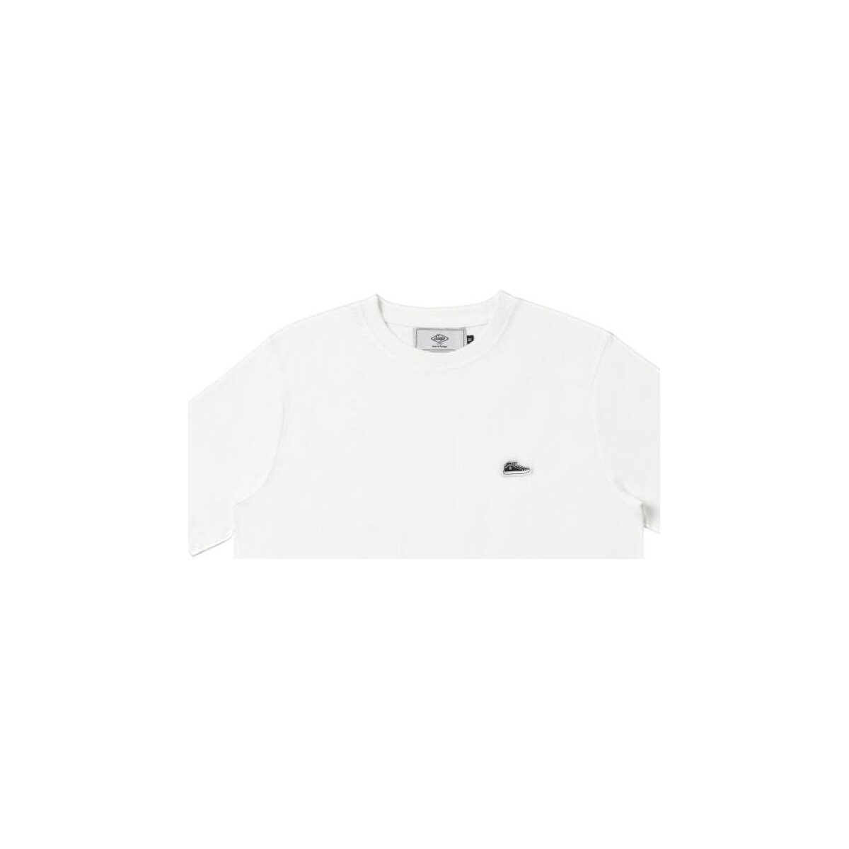 Vêtements Homme T-shirts & Polos Sanjo T-Shirt leather Patch Classic - White Blanc