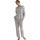 Vêtements Femme Pyjamas / Chemises de nuit Selmark Pyjama pantalon haut manches longues Polar Joven Gris