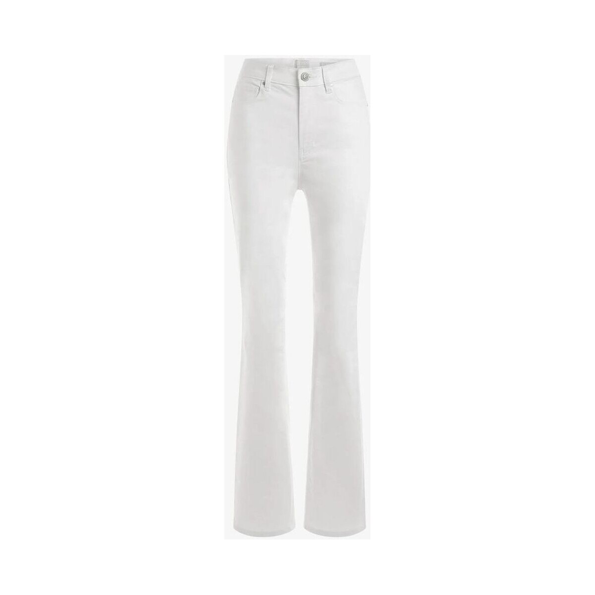 Vêtements Femme Pantalons Guess W2BA63 W93CE POP 70S-G011 Blanc