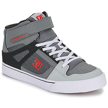 Chaussures Garçon Baskets montantes DC Ultra Shoes PURE HIGH-TOP EV Rouge / Gris