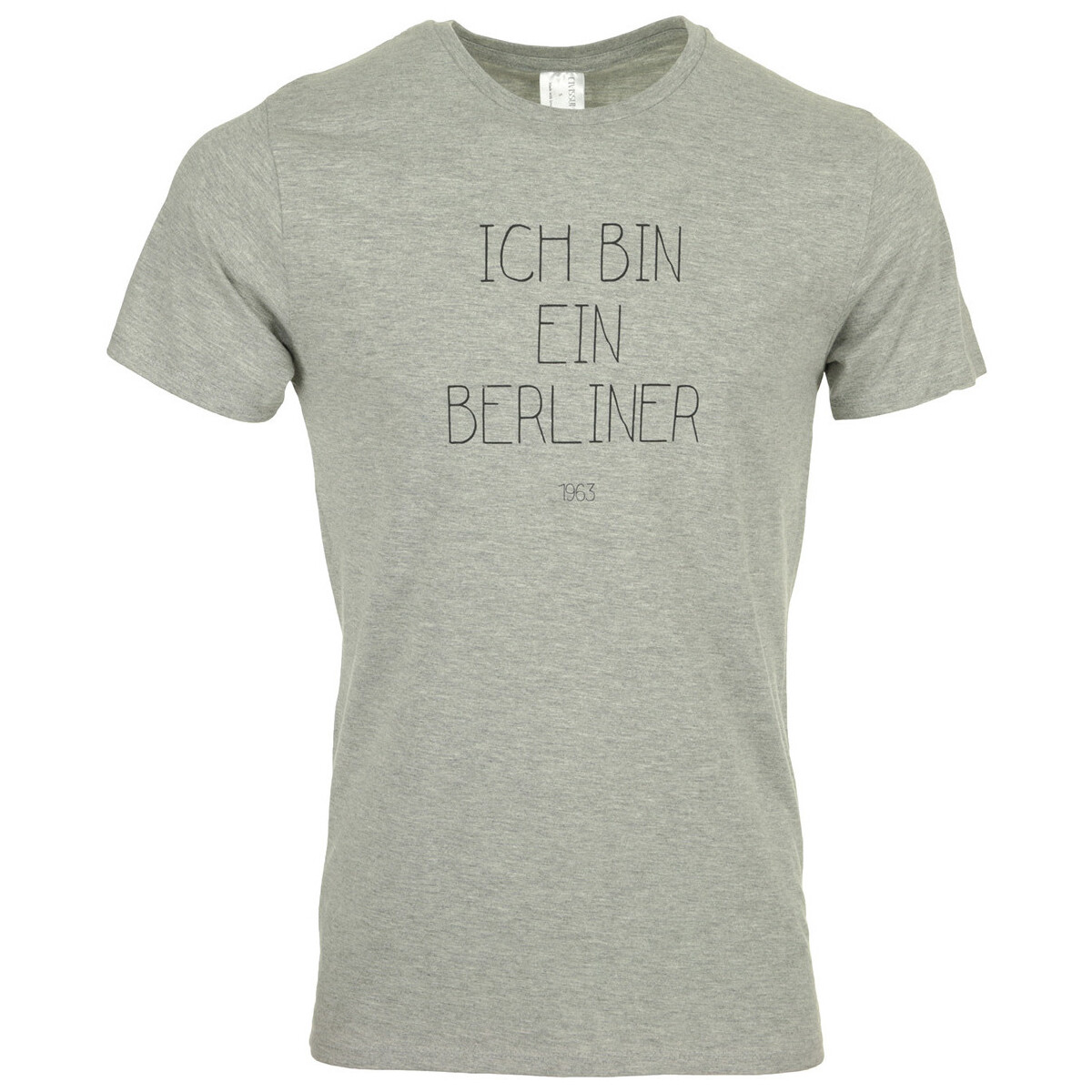 Vêtements Homme T-shirts manches courtes Civissum I Bin Ein Berliner Gris