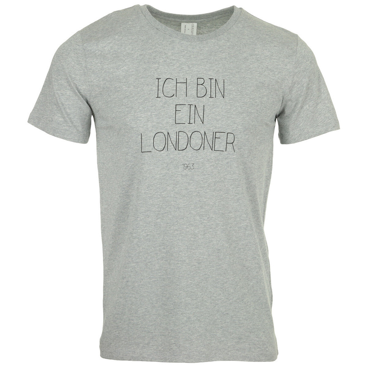 Vêtements Homme T-shirts manches courtes Civissum Ich Bin Ein Londoner Tee Gris