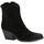Chaussures Femme Boots Paoyama Boots cuir velours Noir