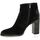 Chaussures Femme Boots Paoyama Boots cuir velours Noir