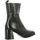 Chaussures Femme Boots Paoyama Boots cuir Noir
