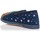 Chaussures Femme Chaussons Javer 120-15 Bleu