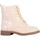 Chaussures Femme Boots The Divine Factory Bottine Cuir Beige
