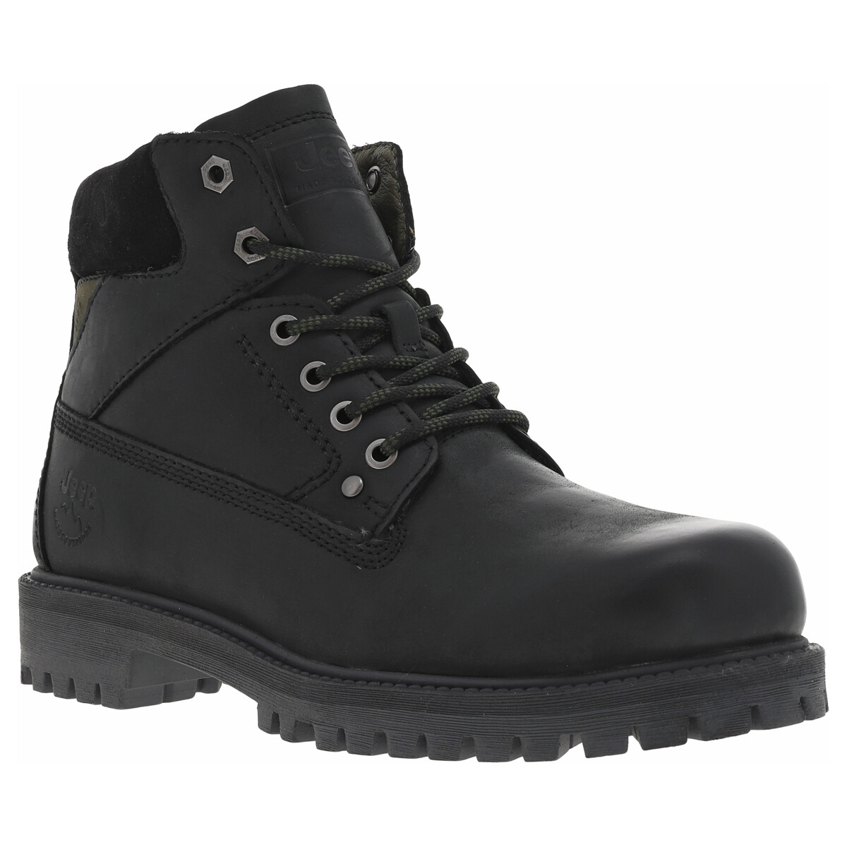 Chaussures Homme Boots Jeep Bottines cuir traité JEEP ® Noir