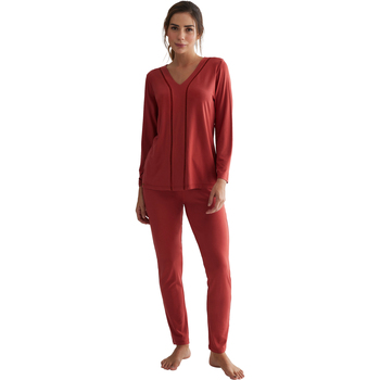 Vêtements Femme Pyjamas / Chemises de nuit Selmark Tenue de détente et intérieur pyjama leggings haut Vainica Rose