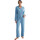 Vêtements Femme Pyjamas / Chemises de nuit Selmark Pyjama pantalon chemise manches longues Espiga Bleu