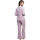 Vêtements Femme Pyjamas / Chemises de nuit Selmark Tenue détente et intérieur pyjama pantalon haut Polar Soft Rose