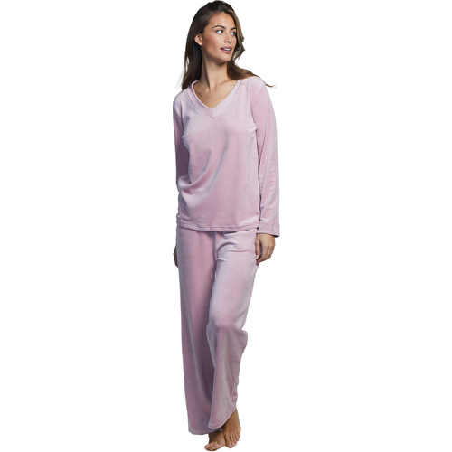 Vêtements Femme En mode explorateur Tenue détente et intérieur pyjama pantalon haut Polar Soft Rose