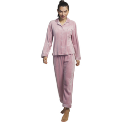 Vêtements Femme Pyjamas / Chemises de nuit Selmark Tenue détente et intérieur pyjama pantalon chemise Polar Rose