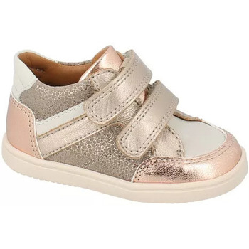 Chaussures Fille Boots Bellamy BISOU ROSE BLANC BEIGE Rose