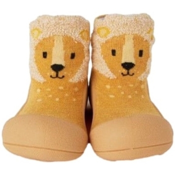 chaussons bébé attipas  lion - yellow 