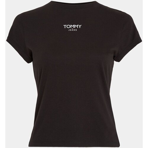 Vêtements Femme T-shirts & Polos Tommy Jeans DW0DW16435 Noir