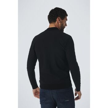 No Excess Pull Jacquard Knitted Noir Noir