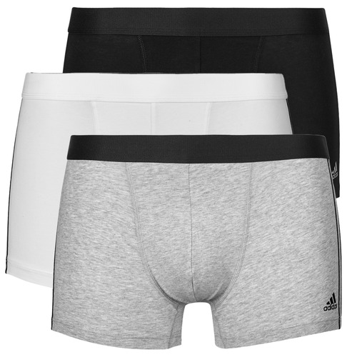 Sous-vêtements Homme Boxers pufy adidas Performance ACTIVE FLEX COTTON 3 STRIPES Noir / Blanc / Gris