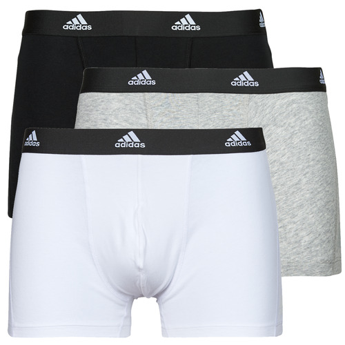 Sous-vêtements Homme Boxers adidas bold Performance ACTIVE FLEX COTTON Noir / Gris / Blanc