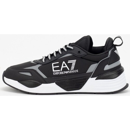 Chaussures Homme Baskets basses Emporio Armani EA7 Zapatillas  en color negro para Noir