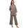 Vêtements Femme Pyjamas / Chemises de nuit Selmark Tenue détente et intérieur pyjama pantacourt tunique Tricot Beige