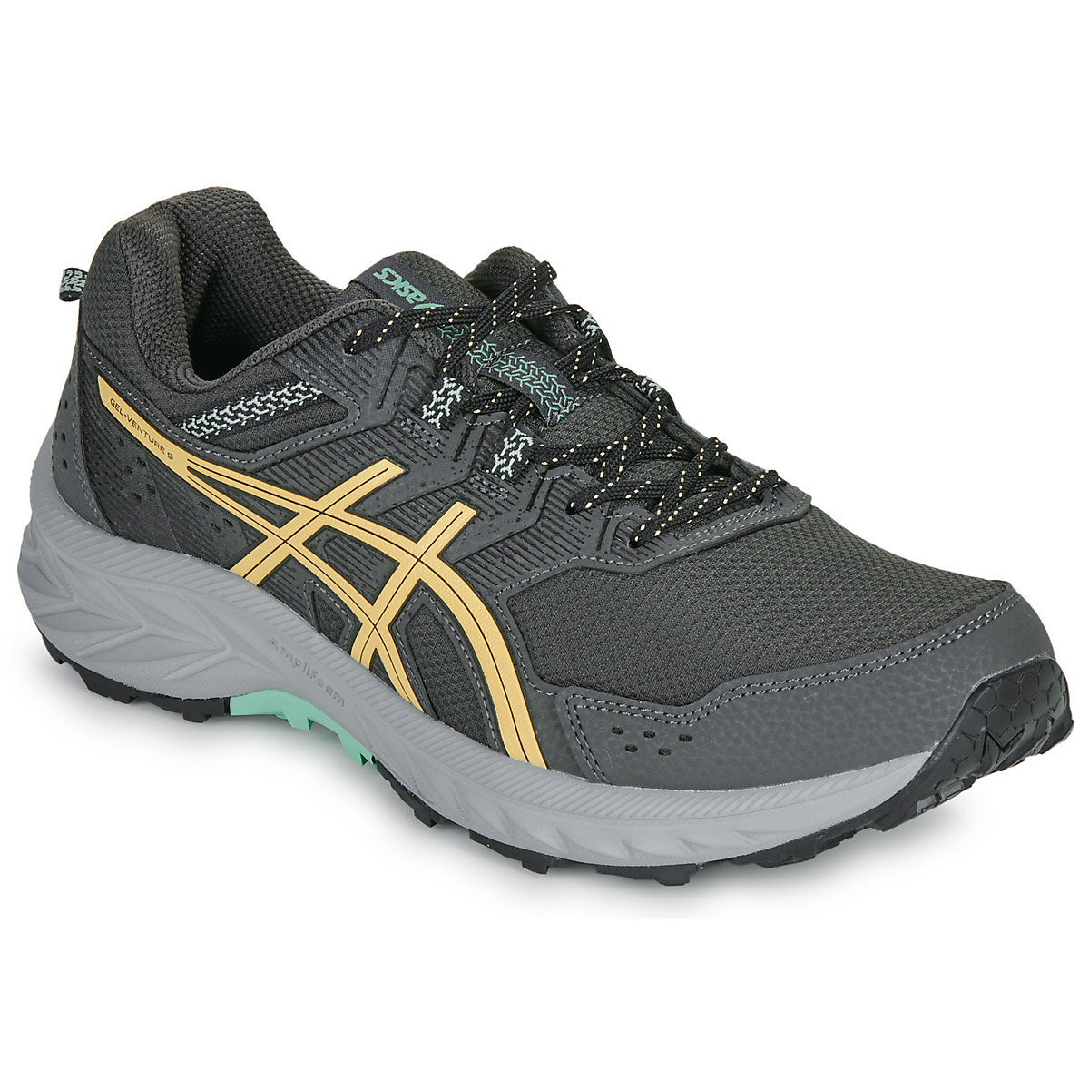 Chaussures Homme Asics Authentic Gel-Game 8 Clay OC Buty GEL-VENTURE 9 Gris / Jaune