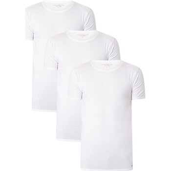 Vêtements Homme T-shirts manches courtes Tommy Hilfiger Pack de 3 T-Shirts Premium Essentials Blanc