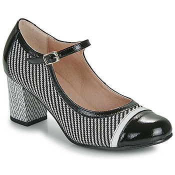 Chaussures Femme Escarpins Dorking RODIN Noir / Blanc