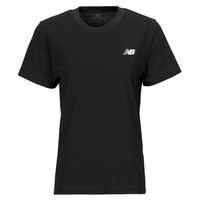 Vêtements T-shirt T-shirts manches courtes New Balance SMALL LOGO T-SHIRT Noir