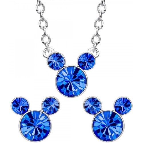 Montres & Bijoux Fille Colliers / Sautoirs Sc Crystal B4074-BLEU-FONCE Bleu