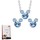 Montres & Bijoux Fille Parures Sc Crystal B4074-BLEU-CLAIR Bleu