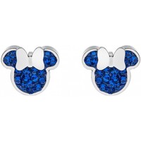 Montres & Bijoux Femme Boucles d'oreilles Sc Crystal B4089-ARGENT-BLEU Bleu